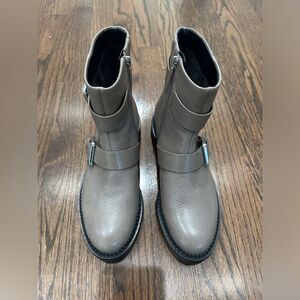 NEW Nordstrom Nomacombs Water Resistant Moto Boot Size 6 Grey